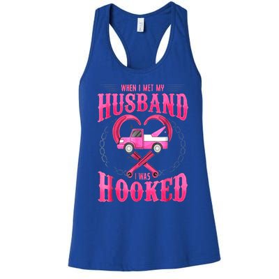 When I Met My Husband I Was Hooked Gift Women's Racerback Tank