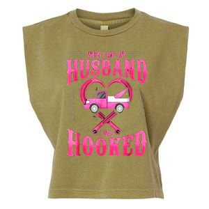 When I Met My Husband I Was Hooked Gift Garment-Dyed Women's Muscle Tee