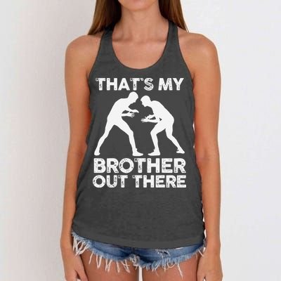wrestling is My Favorite Season wrestling Lovers wrestlers Women's Knotted Racerback Tank