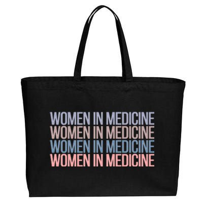 Wo In Medicine School Gift Cotton Canvas Jumbo Tote