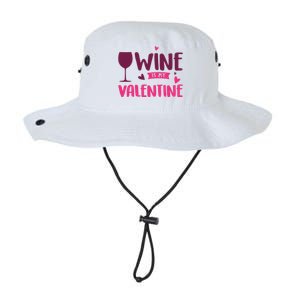 Wine Is My Valentine Funny Holiday Legacy Cool Fit Booney Bucket Hat