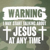 Warning I May Start Talking About Jesus At Any Time Legacy Tie Dye Trucker Hat