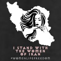 Womens Iran Map, I STAND WITH WOMEN OF IRAN Support Iranian Women Beanie