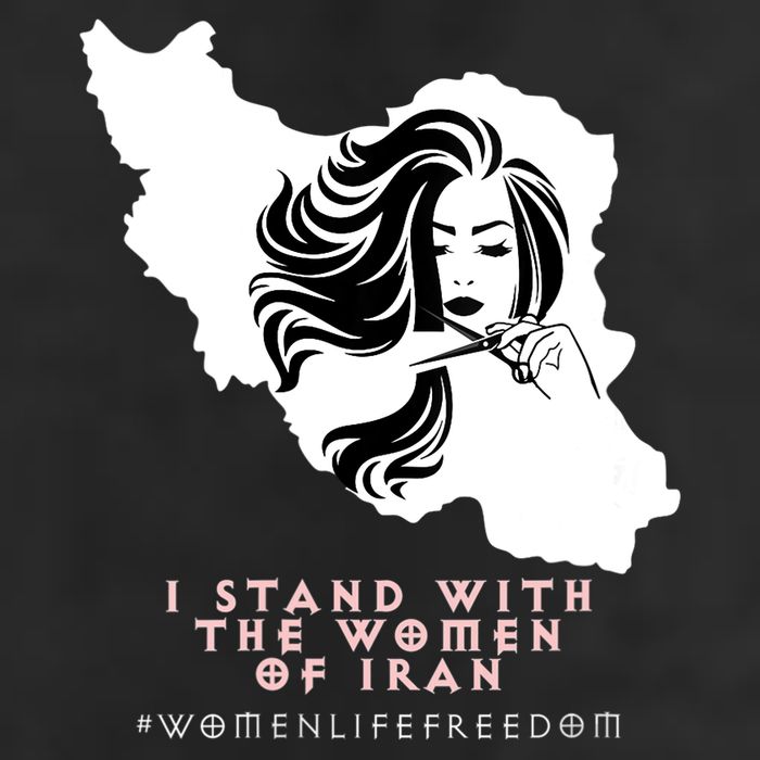 Womens Iran Map, I STAND WITH WOMEN OF IRAN Support Iranian Women Beanie
