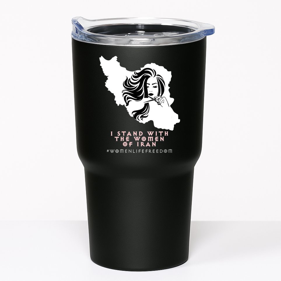 Womens Iran Map, I STAND WITH WOMEN OF IRAN Support Iranian Women Tumbler