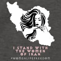 Womens Iran Map, I STAND WITH WOMEN OF IRAN Support Iranian Women Vector Backpack