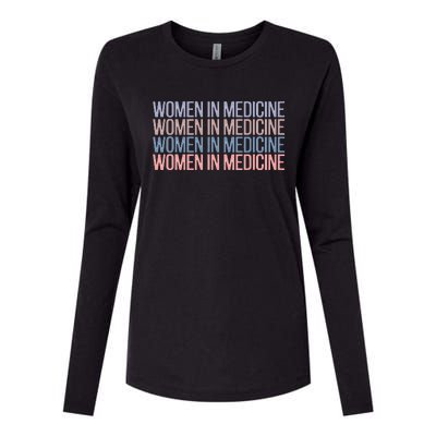 Women In Medicine School Womens Cotton Relaxed Long Sleeve T-Shirt