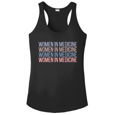 Women In Medicine School Ladies PosiCharge Competitor Racerback Tank