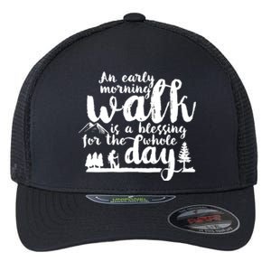 Walking Inspirational Motivational Workout Exercise Quote Gift Flexfit Unipanel Trucker Cap