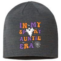 Women In My Spooky Aunt Era Funny Groovy Halloween Gift Sustainable Beanie