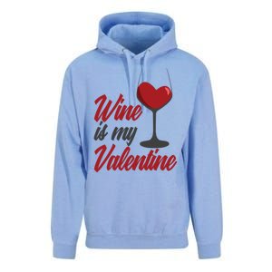 Wine Is My Valentine Drunk Alcohol Lover Funny Vfunny Giftday Gift Unisex Surf Hoodie