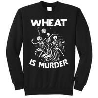 Wheat Is Murder Celiac Disease Awareness Month Gluten Free Sweatshirt