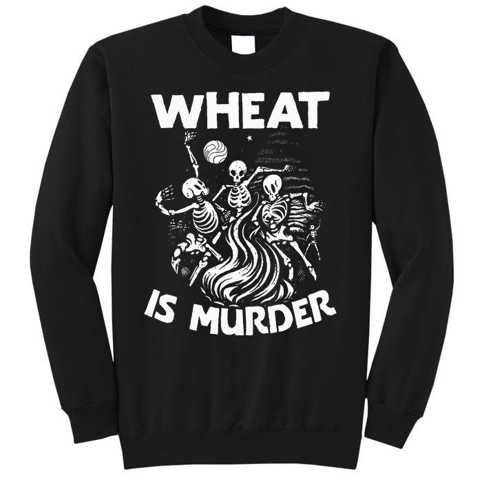 Wheat Is Murder Celiac Disease Awareness Month Gluten Free Sweatshirt