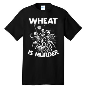 Wheat Is Murder Celiac Disease Awareness Month Gluten Free Tall T-Shirt