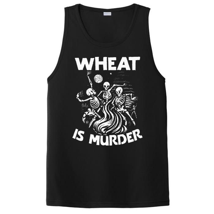 Wheat Is Murder Celiac Disease Awareness Month Gluten Free PosiCharge Competitor Tank