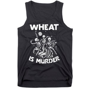 Wheat Is Murder Celiac Disease Awareness Month Gluten Free Tank Top