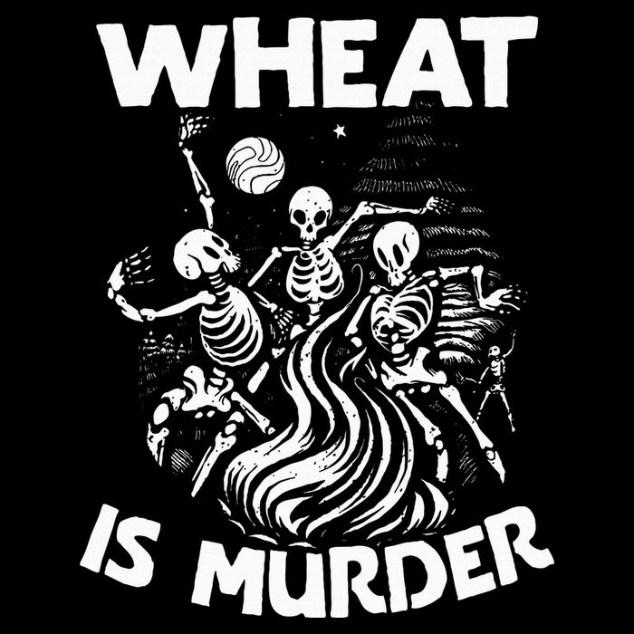 Wheat Is Murder Celiac Disease Awareness Month Gluten Free Toddler T-Shirt