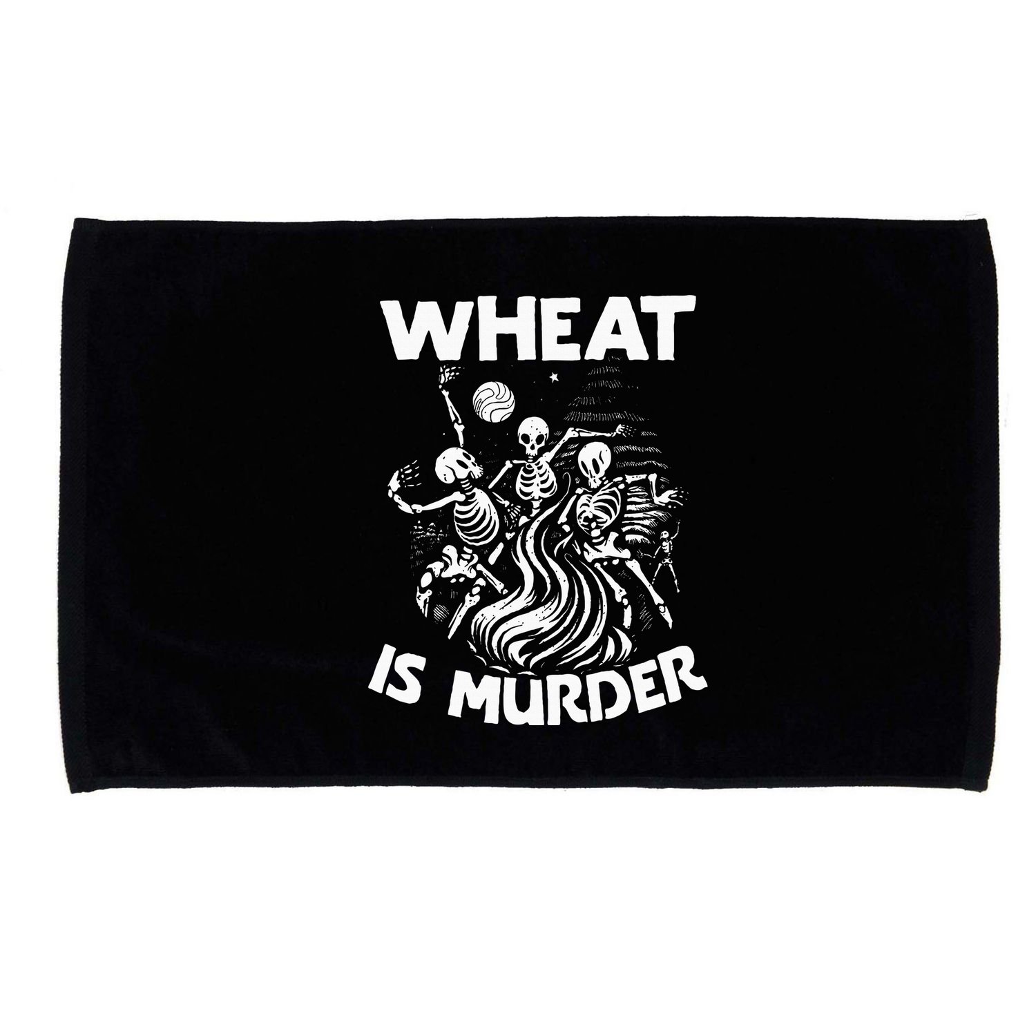 Wheat Is Murder Celiac Disease Awareness Month Gluten Free Microfiber Hand Towel