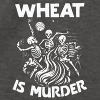 Wheat Is Murder Celiac Disease Awareness Month Gluten Free Vector Backpack