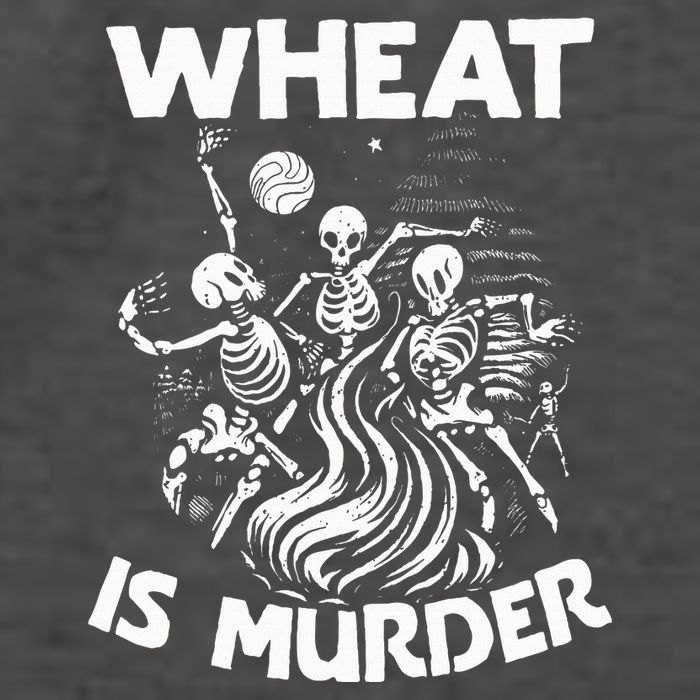 Wheat Is Murder Celiac Disease Awareness Month Gluten Free Vector Backpack