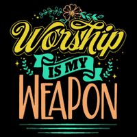 Worship Is My Weapon Christian Wool Snapback Cap