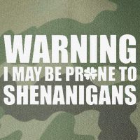 Warning I May Be Prone To Shenanigans St Patrick Day Legacy Tie Dye Trucker Hat