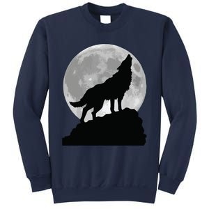 Wolf In Moon Light T Cool Full Dog Pup Howling Sweatshirt