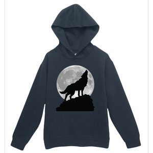 Wolf In Moon Light T Cool Full Dog Pup Howling Urban Pullover Hoodie