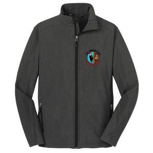 Woodpecker Is My Spirit Animal Bird Watcher Nerd Birder Core Soft Shell Jacket