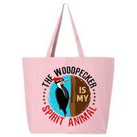Woodpecker Is My Spirit Animal Bird Watcher Nerd Birder 25L Jumbo Tote