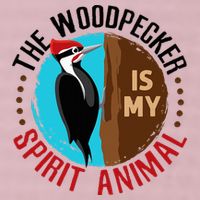Woodpecker Is My Spirit Animal Bird Watcher Nerd Birder 25L Jumbo Tote