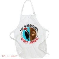 Woodpecker Is My Spirit Animal Bird Watcher Nerd Birder Apron