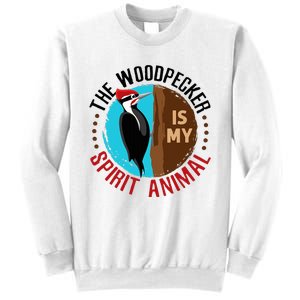 Woodpecker Is My Spirit Animal Bird Watcher Nerd Birder Sweatshirt