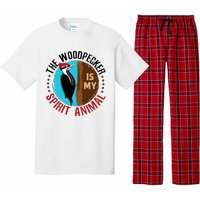 Woodpecker Is My Spirit Animal Bird Watcher Nerd Birder Pajama Set