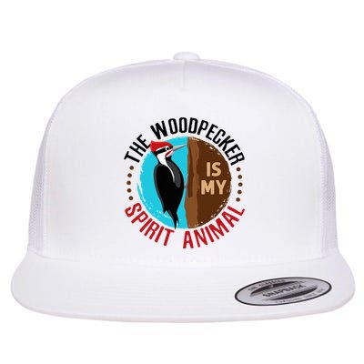 Woodpecker Is My Spirit Animal Bird Watcher Nerd Birder Flatbill Hat