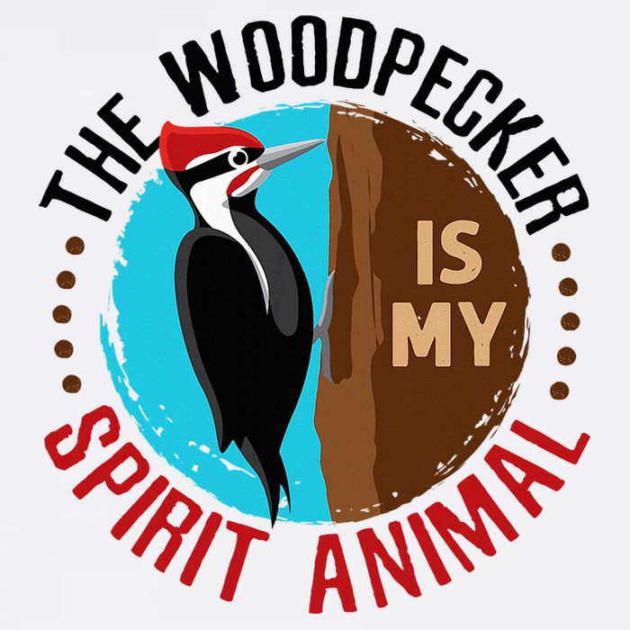 Woodpecker Is My Spirit Animal Bird Watcher Nerd Birder Cooling Performance Long Sleeve Crew