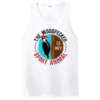 Woodpecker Is My Spirit Animal Bird Watcher Nerd Birder PosiCharge Competitor Tank