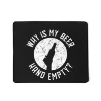 Why Is My Beer Hand Empty Mousepad