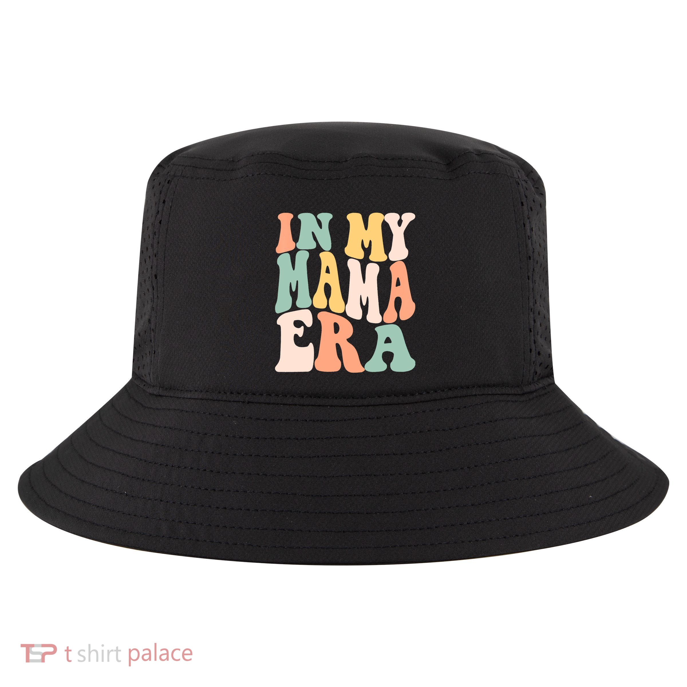 Women In My Mama Era Lover Groovy Retro Mom Mothers Day Cool Comfort Performance Bucket Hat