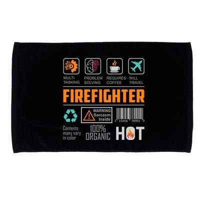 What It Means To Be A Firefighter Microfiber Hand Towel