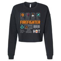 What It Means To Be A Firefighter Cropped Pullover Crew