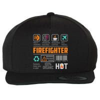 What It Means To Be A Firefighter Wool Snapback Cap