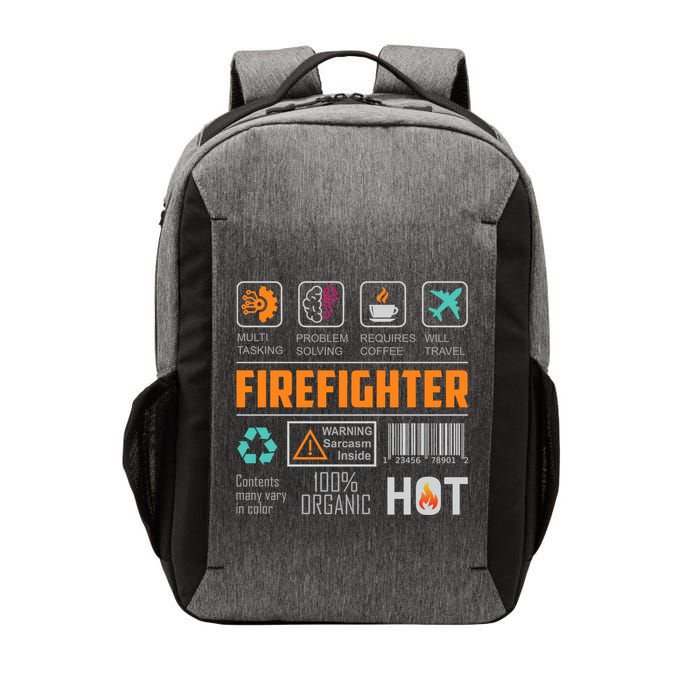 What It Means To Be A Firefighter Vector Backpack