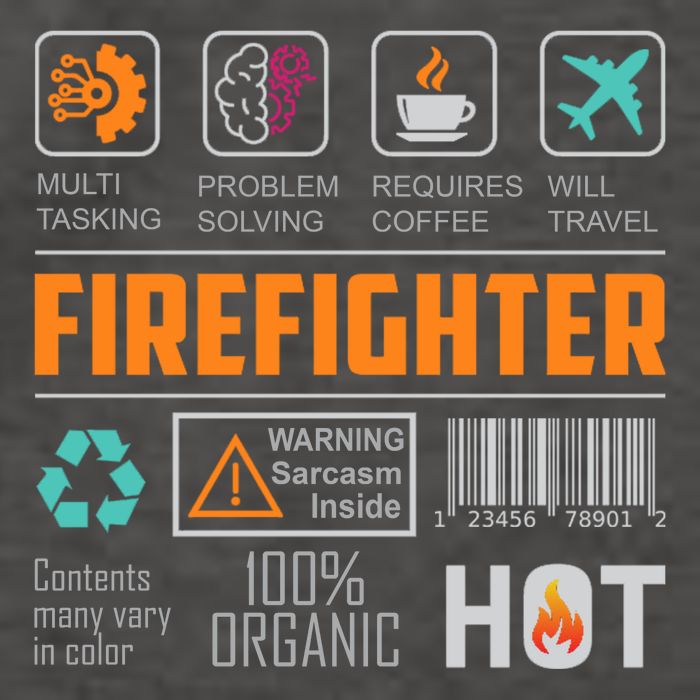 What It Means To Be A Firefighter Vector Backpack