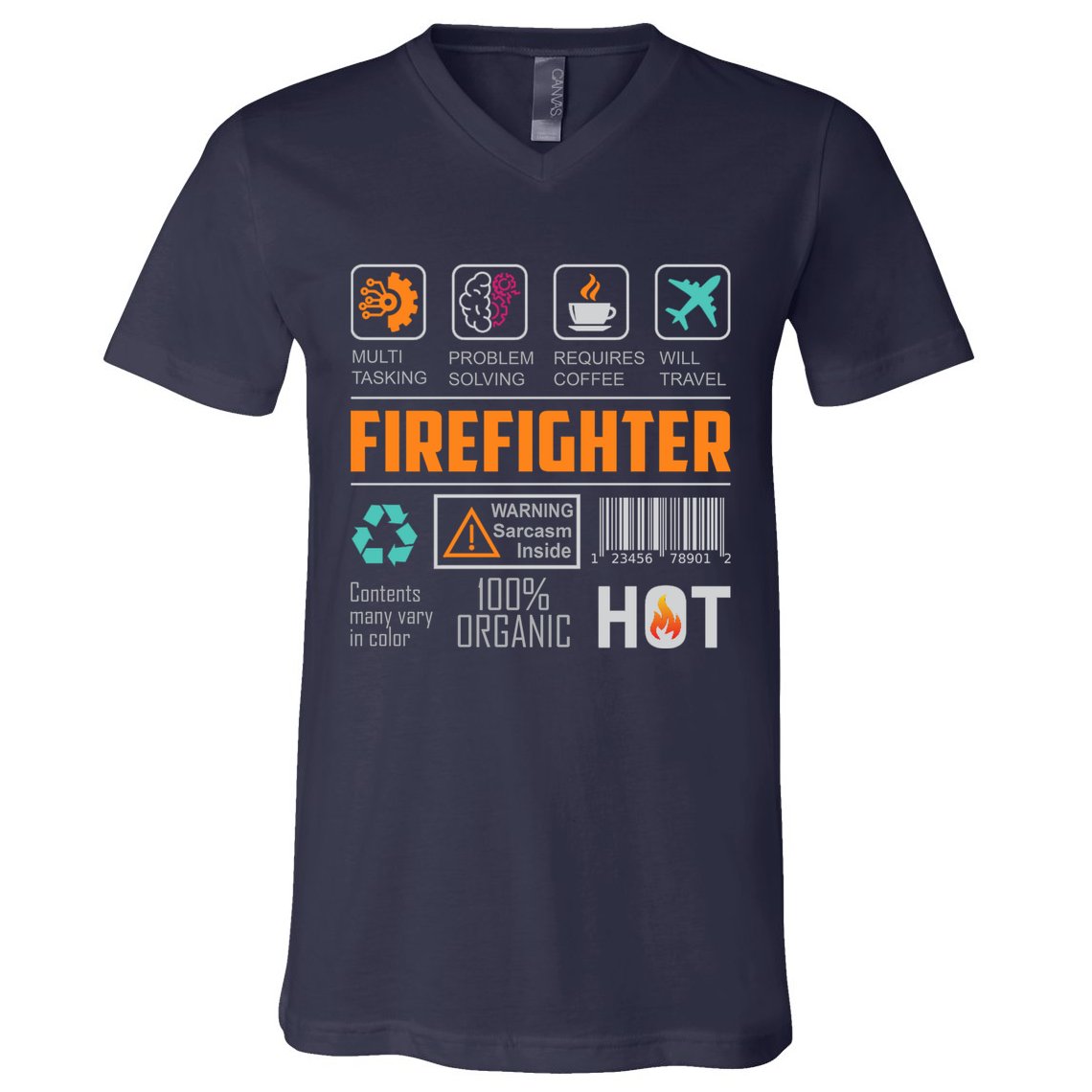 What It Means To Be A Firefighter V-Neck T-Shirt