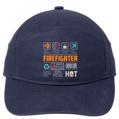 What It Means To Be A Firefighter 7-Panel Snapback Hat