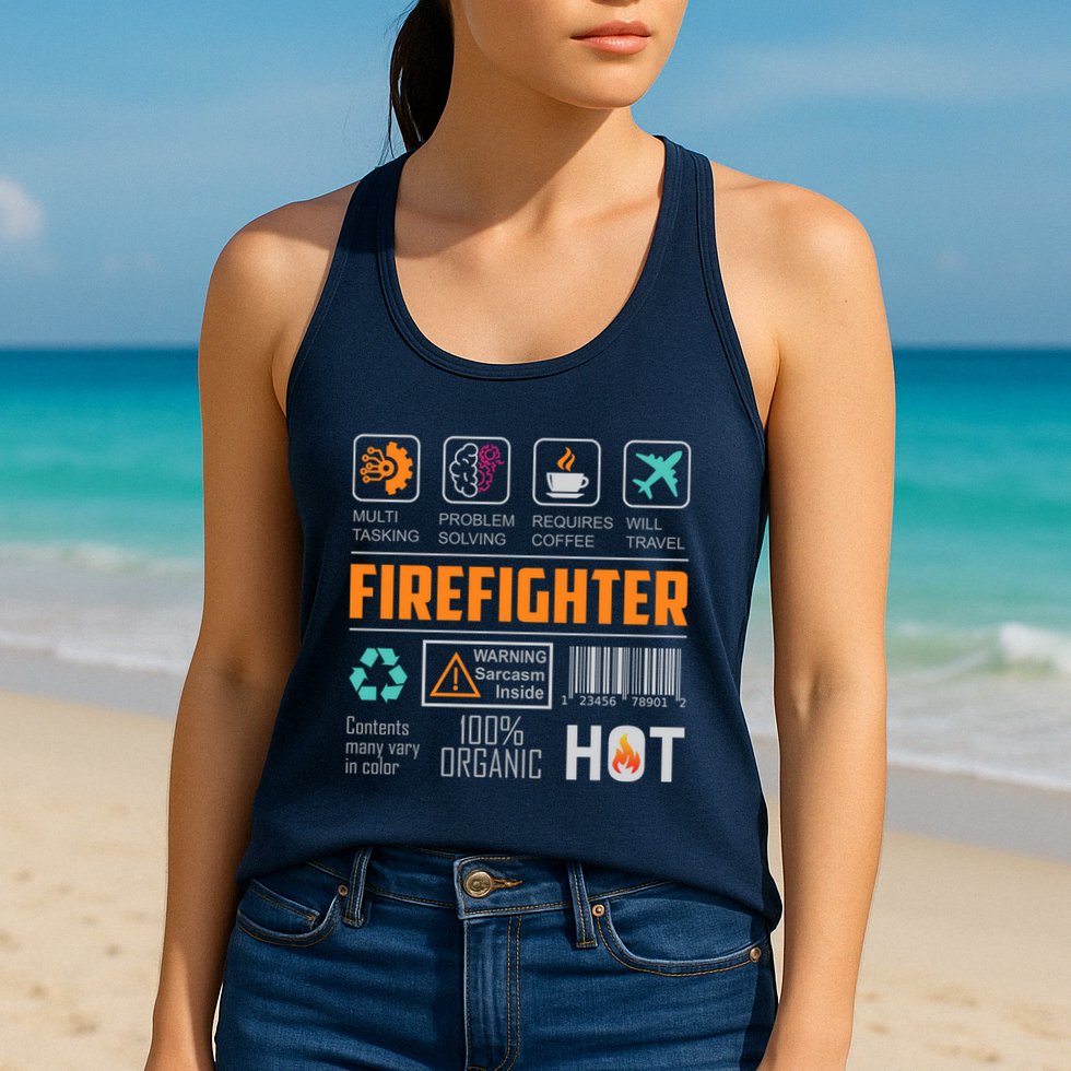 What It Means To Be A Firefighter Womens Tank Top