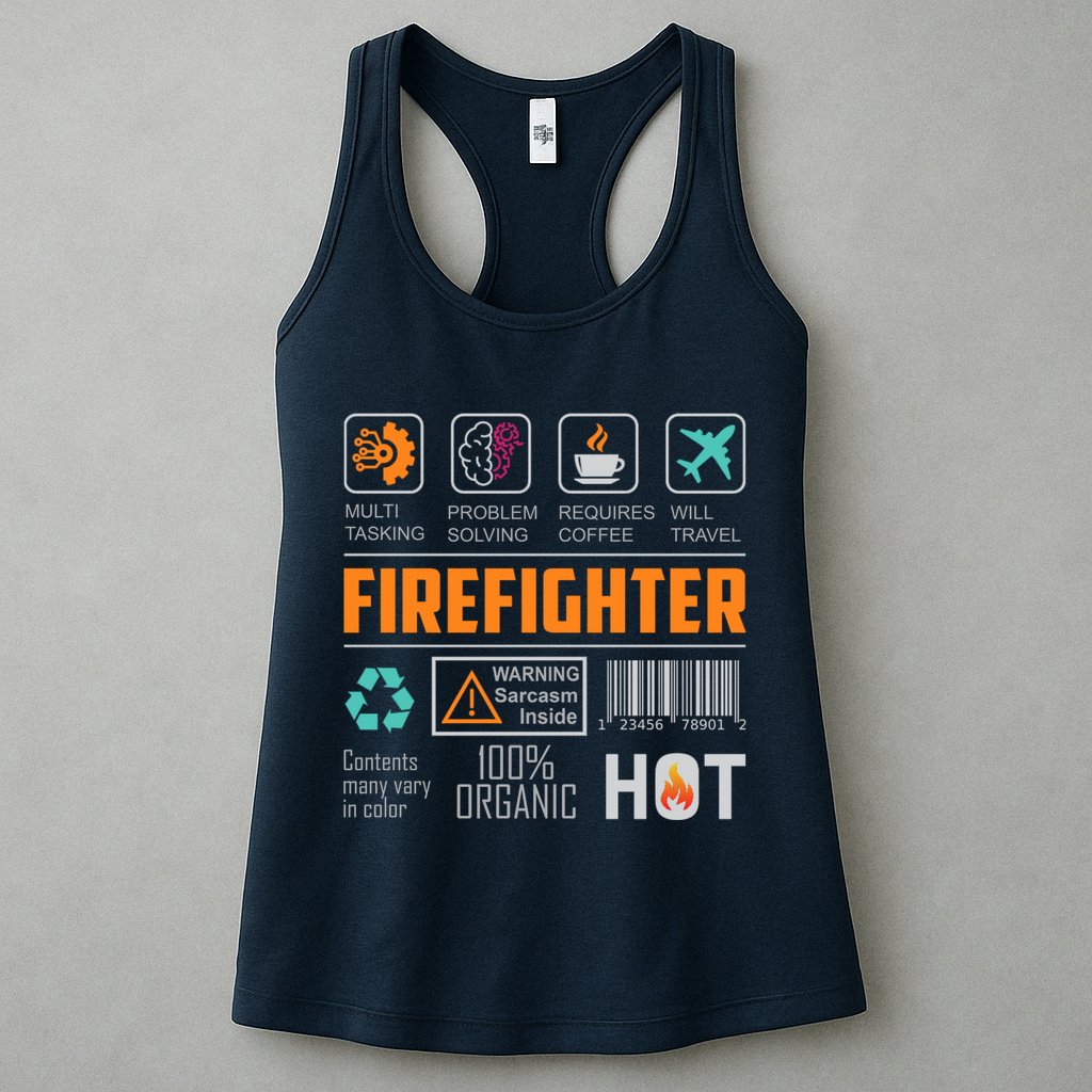 What It Means To Be A Firefighter Womens Tank Top