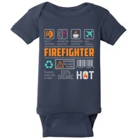 What It Means To Be A Firefighter Baby Bodysuit
