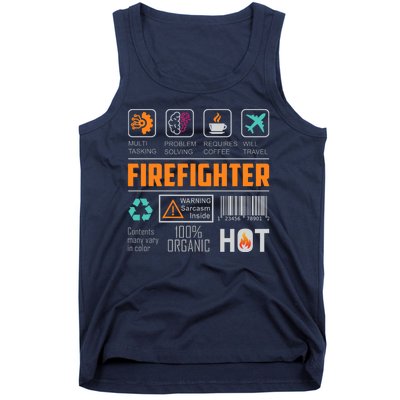 What It Means To Be A Firefighter Tank Top